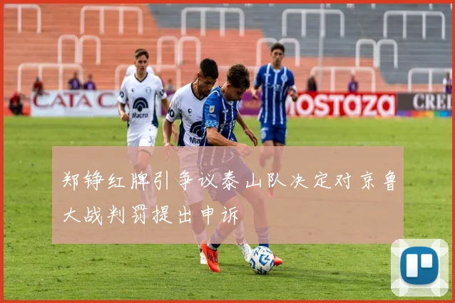 郑铮红牌引争议泰山队决定对京鲁大战判罚提出申诉